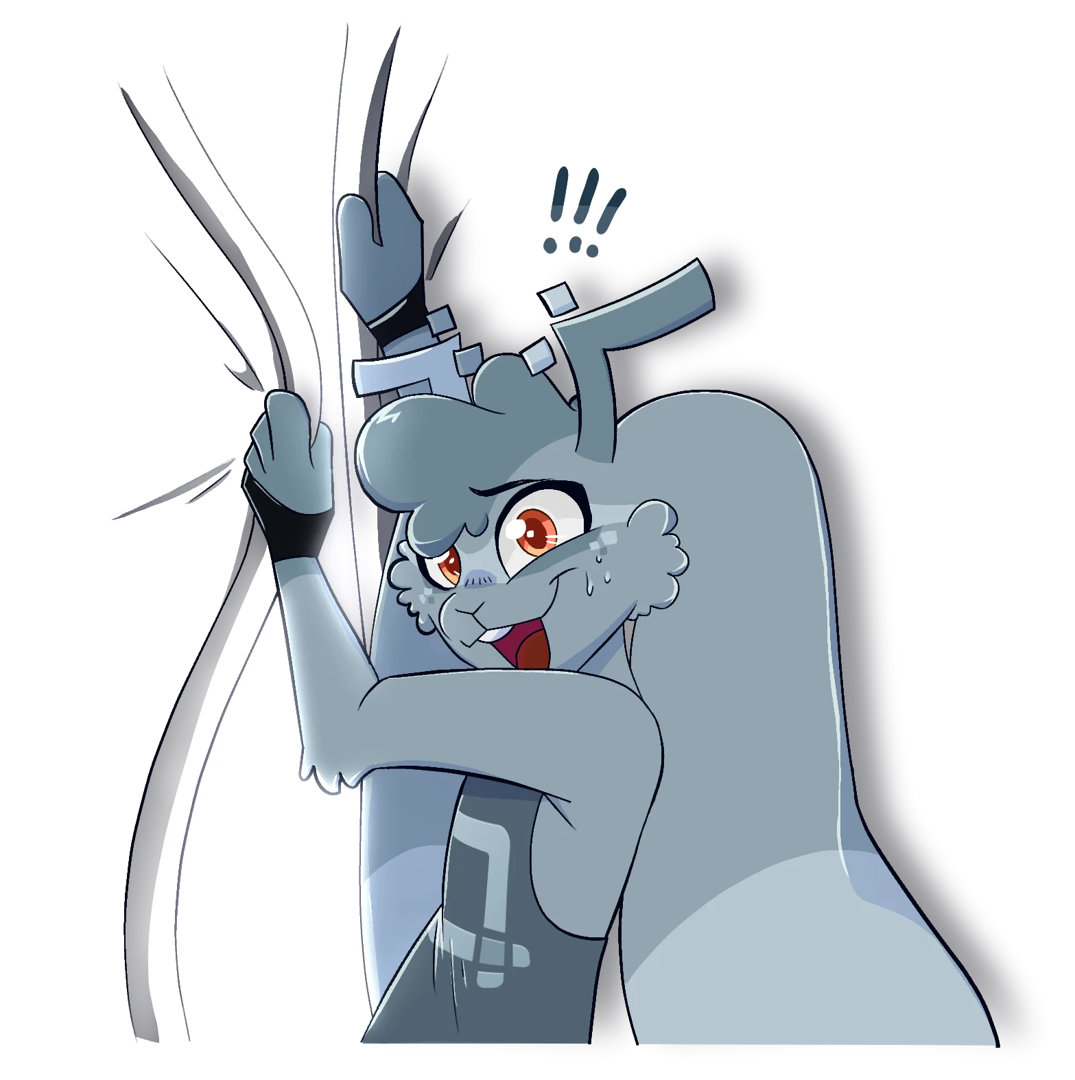Content Warning – Artwork by @majestea